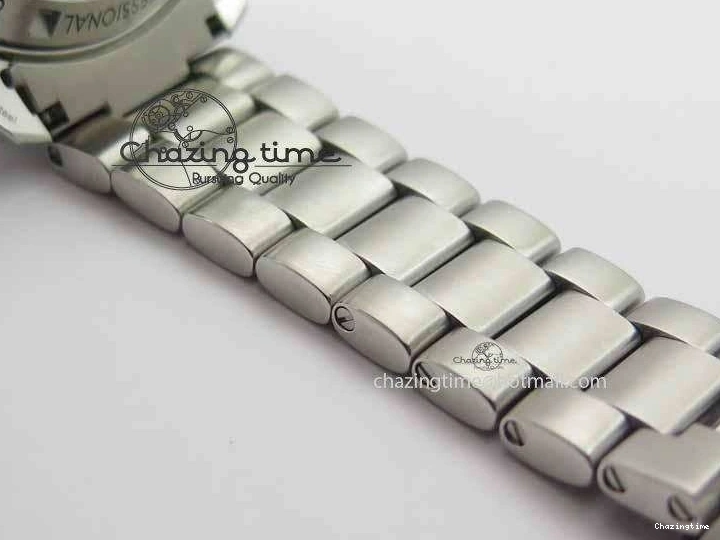 0423 Sophisticated Planet Ocean Master Chronometer Chrono SS OM 1:1 Best Edition Orange On SS Bracelet A 8156